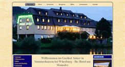 Desktop Screenshot of cms.gasthof-anker.de
