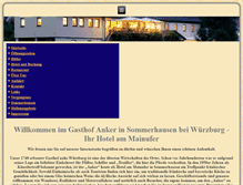 Tablet Screenshot of gasthof-anker.de